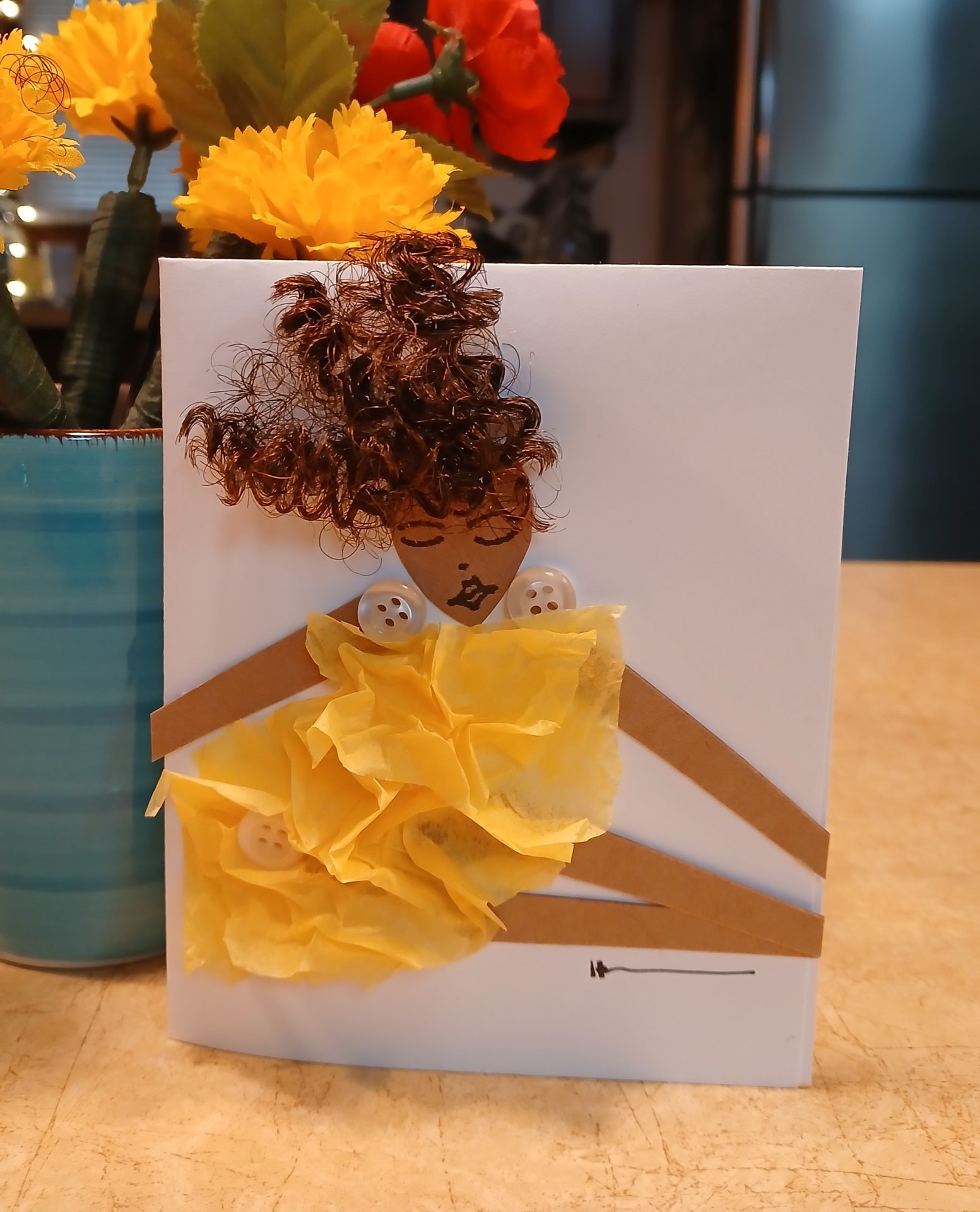 Yellow Sitting Hibiscus 